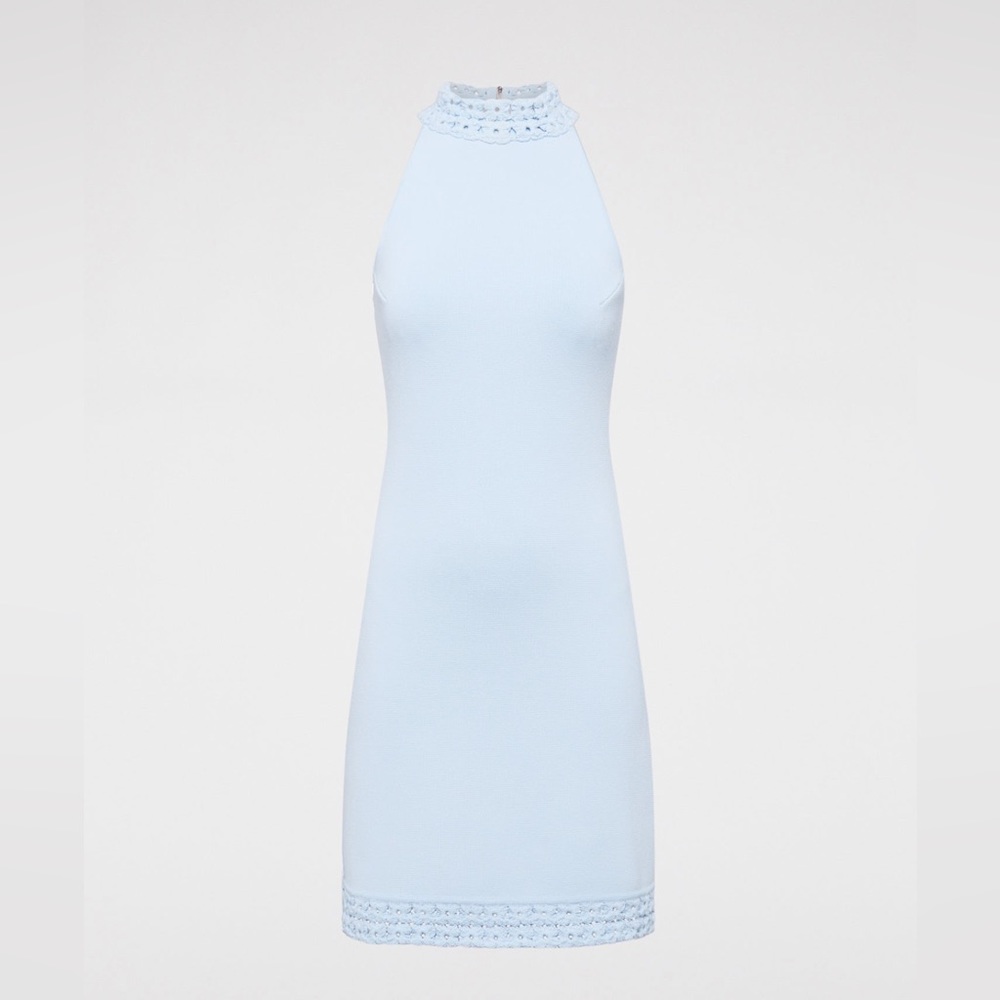 NWT Scanlan Theodore Crepe Knit Dress Size L